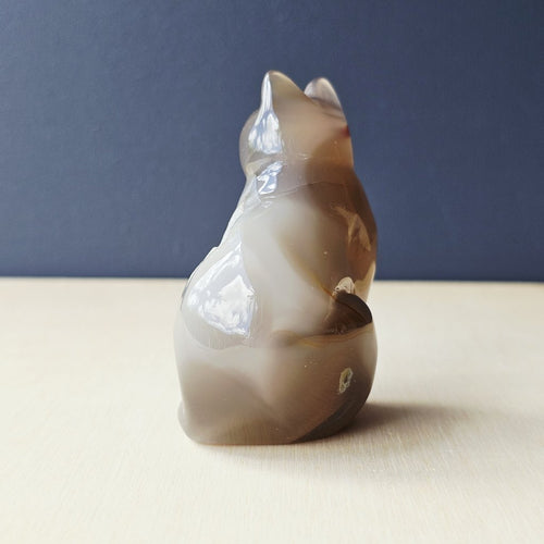 Druzy Agate Cat | Mystic Whiskers 161gms