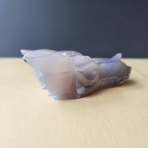Druzy Agate Dragon  | Guardian Of Crystal Cavern