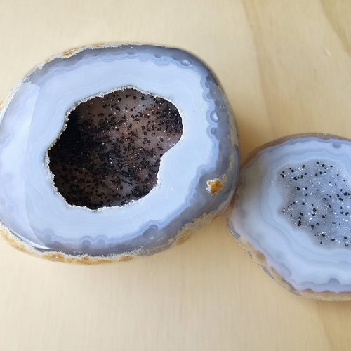 Druzy Agate Geode Capsules | Ancient Spark Geode