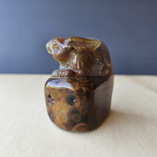 Druzy Agate Hare | The Gentle Leaper