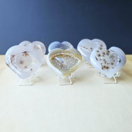 Druzy Agate Hearts | Heart Tingles