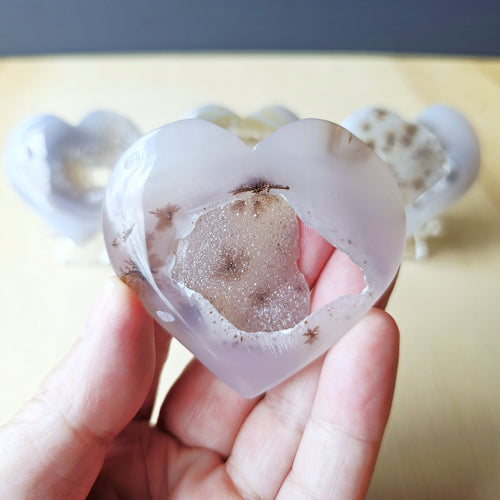 Druzy Agate Hearts | Heart Tingles