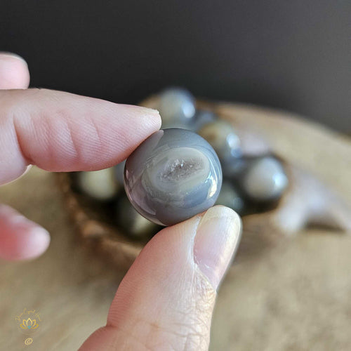 Druzy Agate Mini Spheres