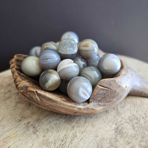 Druzy Agate Mini Spheres