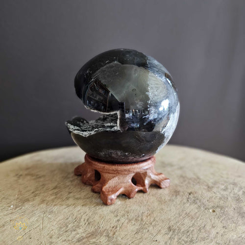 Druzy Agate & Manganese | Sphere 630gms