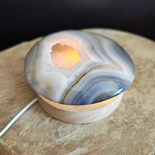 Druzy Quartz In Agate | Disc 509gms