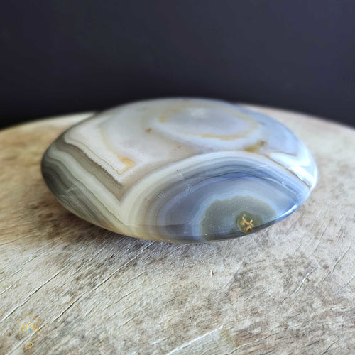 Druzy Quartz In Agate | Disc 509gms