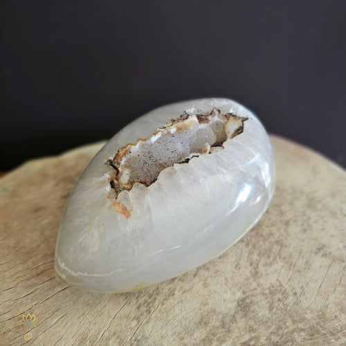 Druzy Quartz In Agate | Egg 1.341kgs