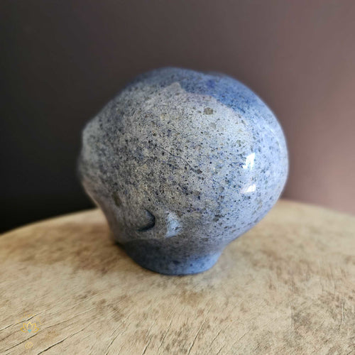 Dumortierite Alien Skull | Guardian Of The High Heart