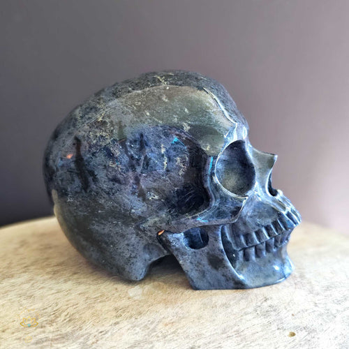 Dumortierite Skull | Guardian Of Higher Wisdom