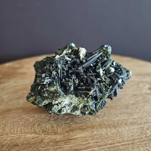 Epidote & Clear Quartz | Cluster 624gms