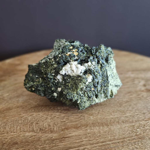 Epidote & Clear Quartz | Cluster 624gms