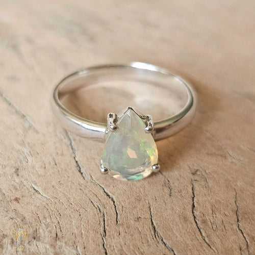 Ethiopian Opal Ring | Rainbow Cherub