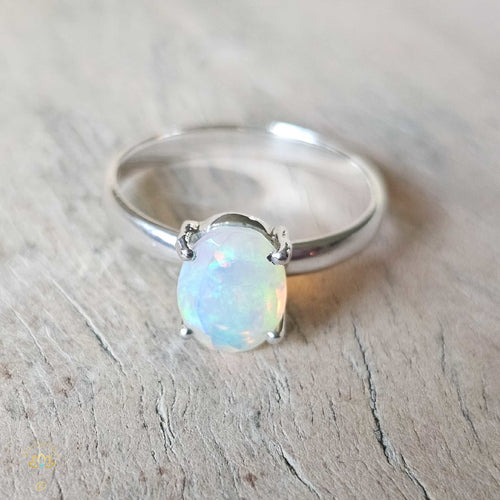 Ethiopian Opal Ring | Vibrant Compass