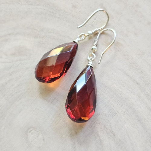 Faceted Amber Earrings | Earth's Embers