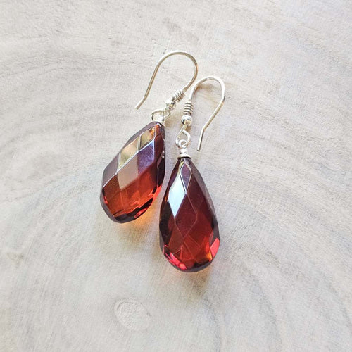 Faceted Amber Earrings | Earth's Embers