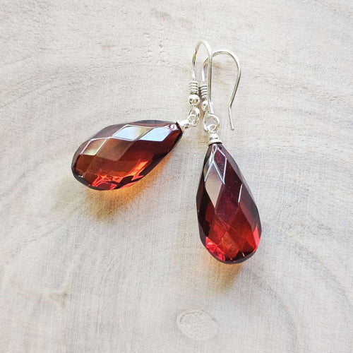 Faceted Amber Earrings | Earth's Embers