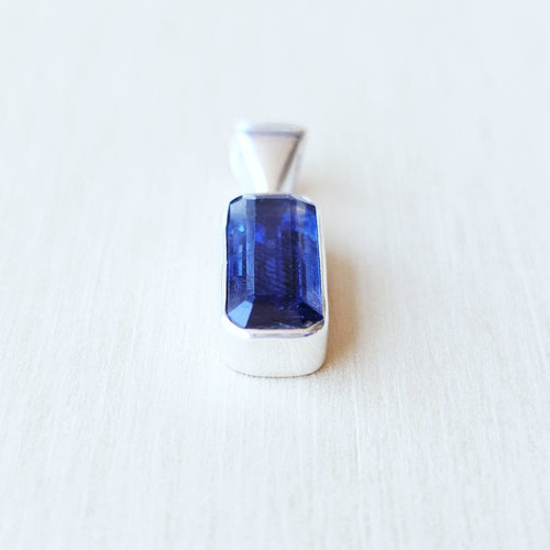 Faceted Blue Kyanite Pendant | Mean What You Say