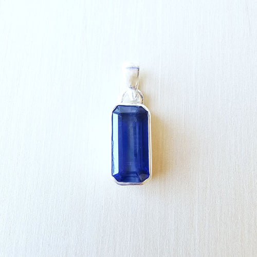 Faceted Blue Kyanite Pendant | Say What You Mean