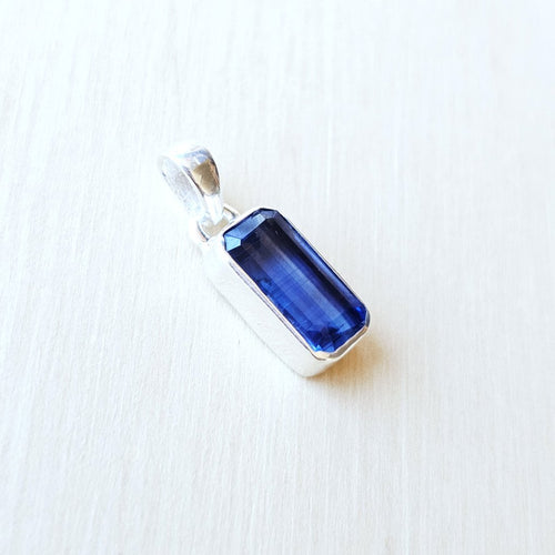 Faceted Blue Kyanite Pendant | Say What You Mean