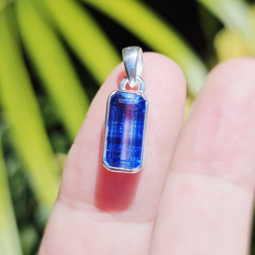 Faceted Blue Kyanite Pendant | Say What You Mean