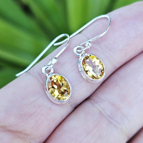 Citrine Faceted Earrings | Spark Of Abundance