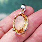 Faceted Citrine Pendant | Energetic Regeneration