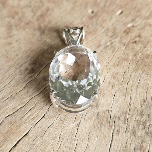 Faceted Clear Quartz Pendant | Infinite Possibilities