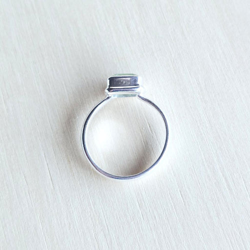 Faceted Green Kyanite Ring | Ring Of Renewal