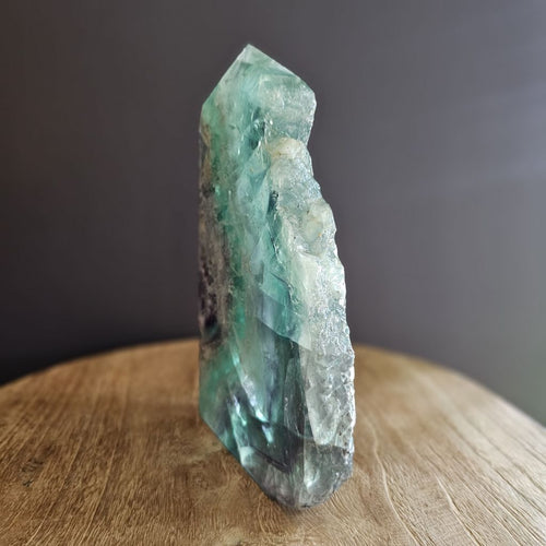 Feathered Green Fluorite | Semi Polished Obelisk 1.8kgs