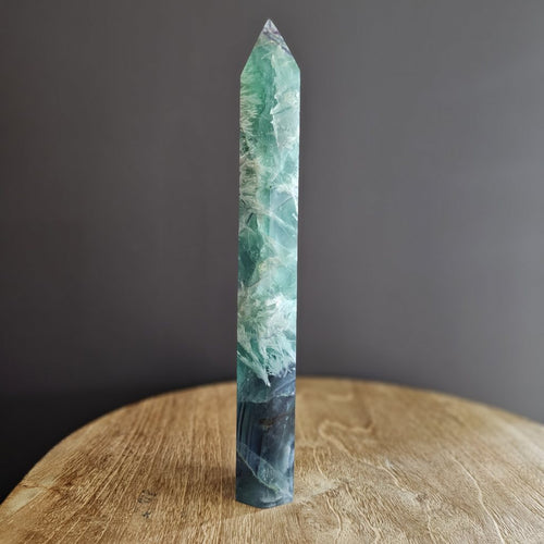 Feathered Green Fluorite | Tower 744gms