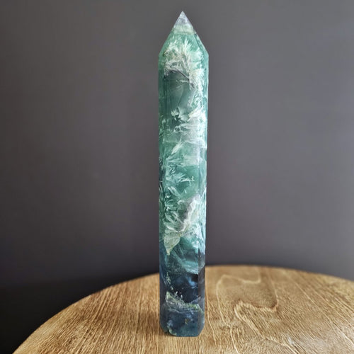 Feathered Green Fluorite | Tower 744gms