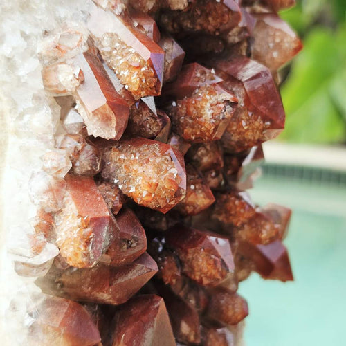 Ferruginous Quartz Cluster | Brazil
