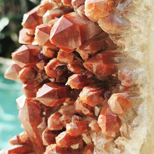 Ferruginous Quartz Cluster | Brazil