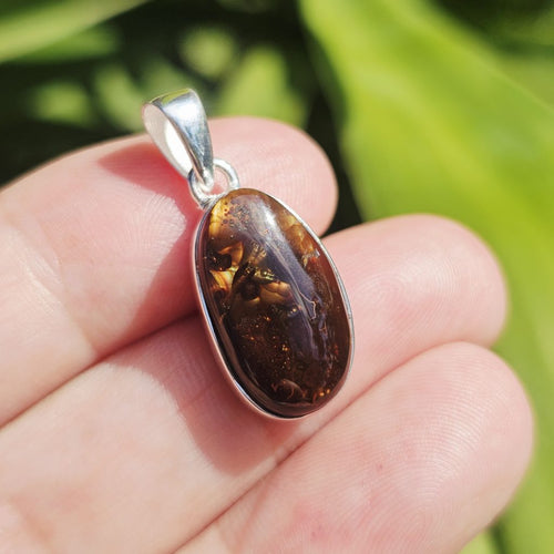 Fire Opal Pendant | Eternal Flame