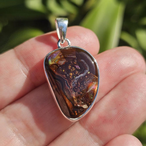 Fire Opal Pendant | Phoenix Flame