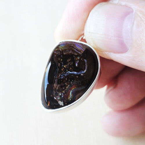 Fire Opal Pendant | Phoenix Flame