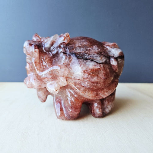 Fire Quartz Dragon Turtle | Ember Guardian