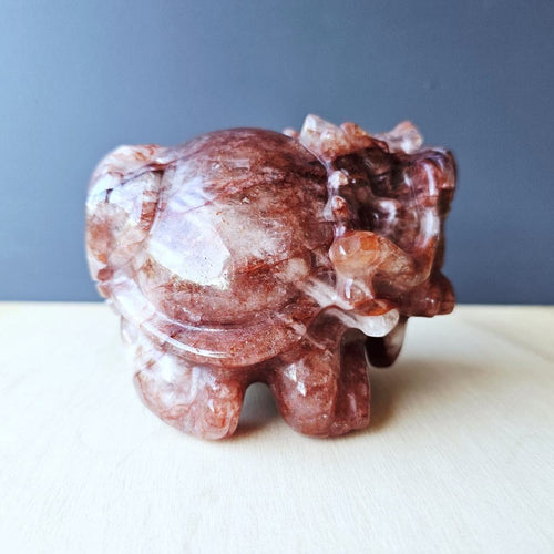 Fire Quartz Dragon Turtle | Ember Guardian