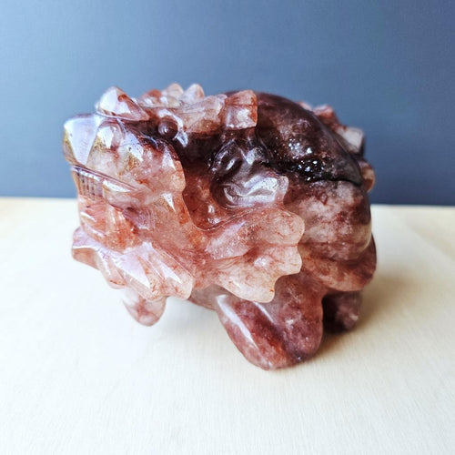 Fire Quartz Dragon Turtle | Ember Guardian