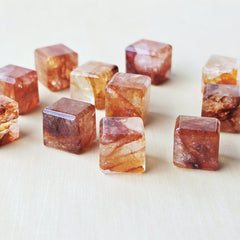 Fire Quartz High Grade Cubes | The Fire Within