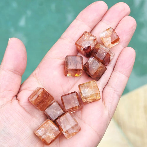 Fire Quartz High Grade Cubes | The Fire Within
