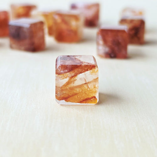 Fire Quartz High Grade Cubes | The Fire Within