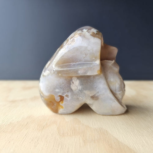Flower Agate Skull | Soul Garden Guardian
