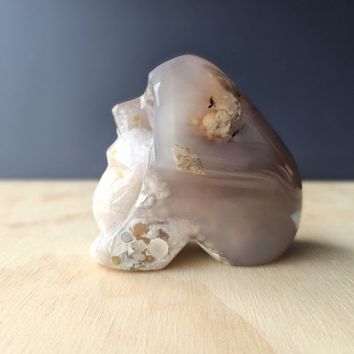 Flower Agate Skull | Soul Garden Guardian