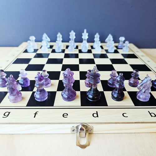 Fluorite Chess Set | Chess Anyone