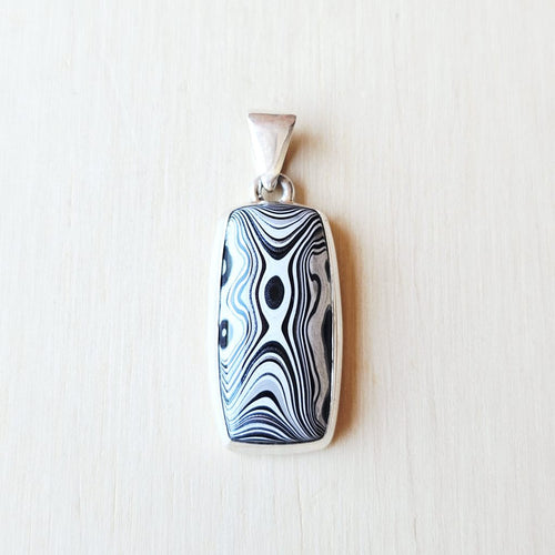 Fordite Pendant | Painted Pulse