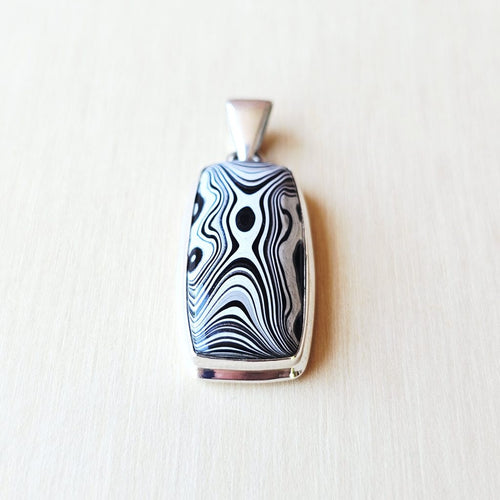 Fordite Pendant | Painted Pulse