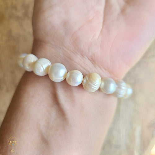 Freshwater Cultured Baroque Pearl Bracelet | Ivory