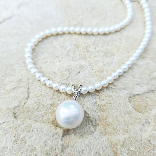 Freshwater Cultured Pearl Pendant Necklace | Tidal Grace